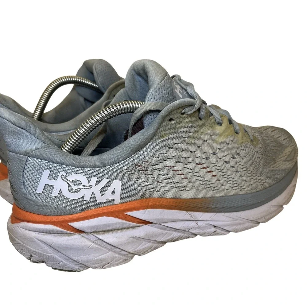 Hoka One One Clifton 8 Ice Blue Women's Size 11 B Running Shoes Sneakers Walking